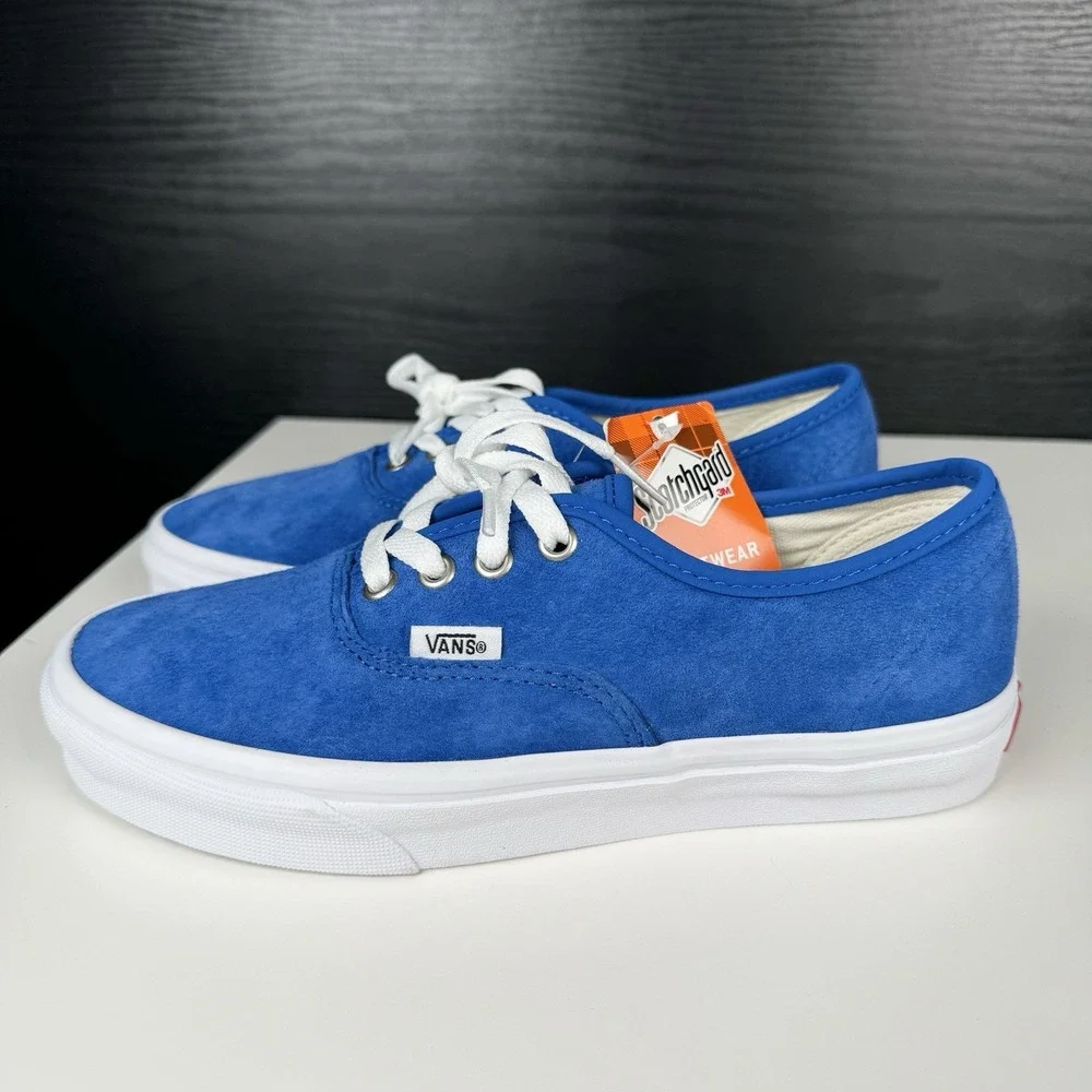Vans Suede Blue 721356 Scotchgard 3M Size Men 5.5 / Woman 7 - NEW